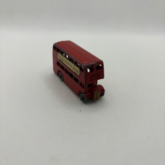 Lesney Matchbox, No.5 London Red Double Decker Bus, Circa 1957 Vintage Rare Find - Picture 3 of 7
